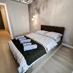Apartmán Przystan Letnica Klimatyzacja Garaz Plaza Brzezno 5min Gdaňsk