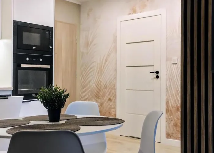 Apartament Przystań Letnica Klimatyzacja Garaż Brzeźno 5min Gdańsk