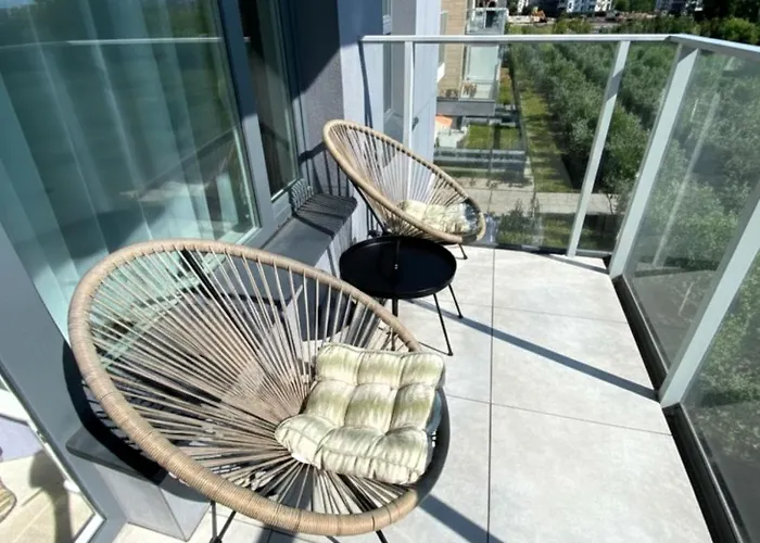 Przystań Letnica Klimatyzacja Garaż Brzeźno 5min Apartament