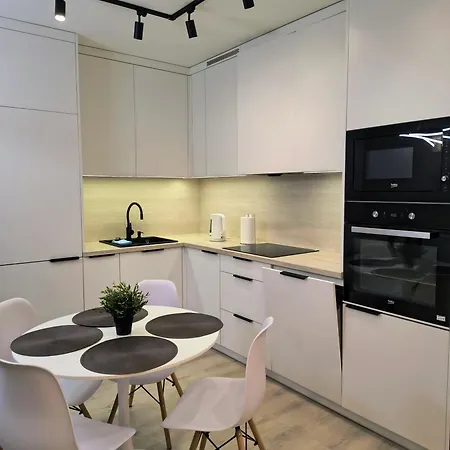 شقة Przystan Letnica Klimatyzacja Garaz Plaza Brzezno 5min *